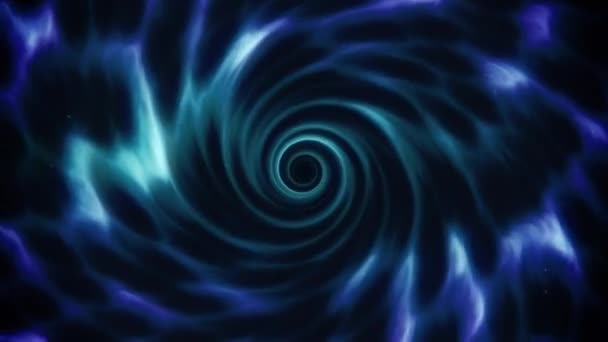 Dark Blue Twirling Vortex Seamlessly Looping Animated Background — 비디오