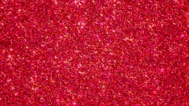 Paillettes Rubis Étincelantes Fond Animé Boucle Sans Couture — Video