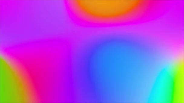 Ondas Prisma Gradiente Iridescente Fluxo Rápido Seamlessly Looping Fundo Animado — Vídeo de Stock