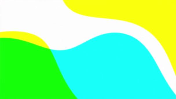 Abstract Fast Flowing Solid Color Waves Seamlessly Looping Animated Background — Stock Video