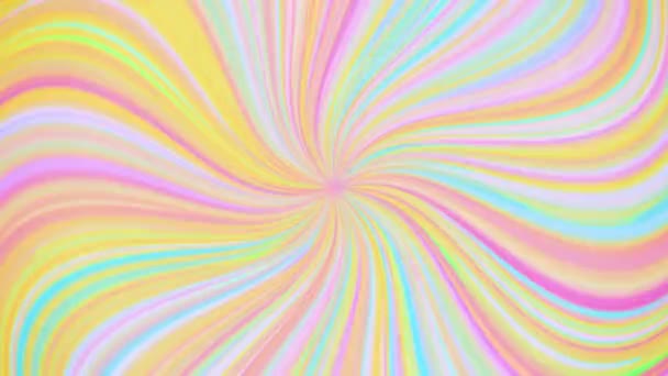 Looping Perfeitamente Linhas Holográficas Sutis Animado Twirl Fundo — Vídeo de Stock