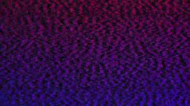 Buhar dalgası tarzı mor ve pembe TV statik gürültüsü ve tarama hatları.