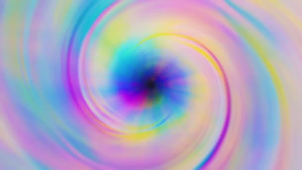 Senza Soluzione Continuità Loop Orecchie Colorate Sfondo Scuro Particelle Tremolanti — Video Stock