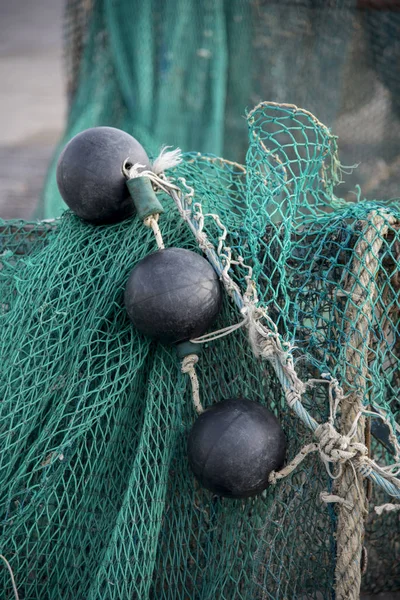 Rete Verde Pesca — Foto Stock