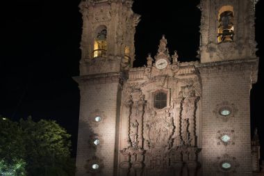 Cathedral of Santa Prisca in Taxco clipart