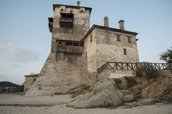 Von Ouranopolis Zum Athos Berg — Stockfoto