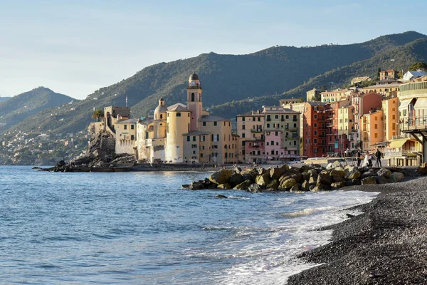 Camogli antik köy Luguria, İtalya