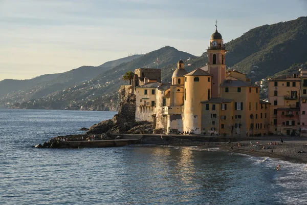 Camogli antik köy Luguria, İtalya