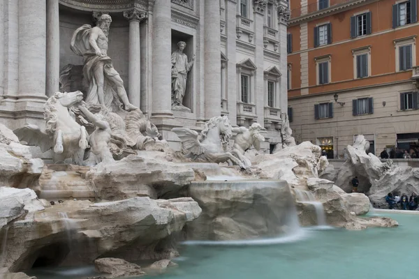 Fuente Trevi Roma Italia — Foto de Stock