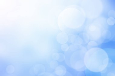 Soyut bulanık arkaplan - Güzel mavi gökyüzü bokeh arkaplan