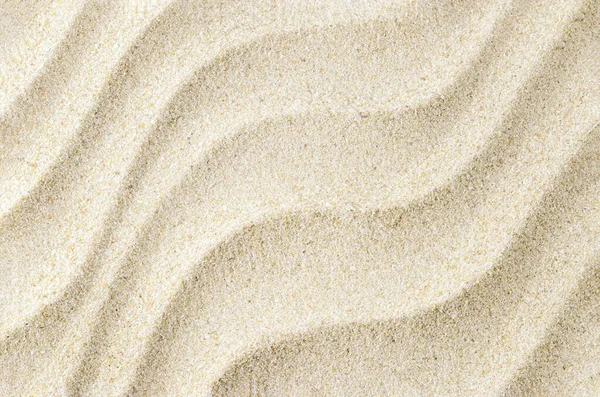 波纹白沙背景 — 图库照片
