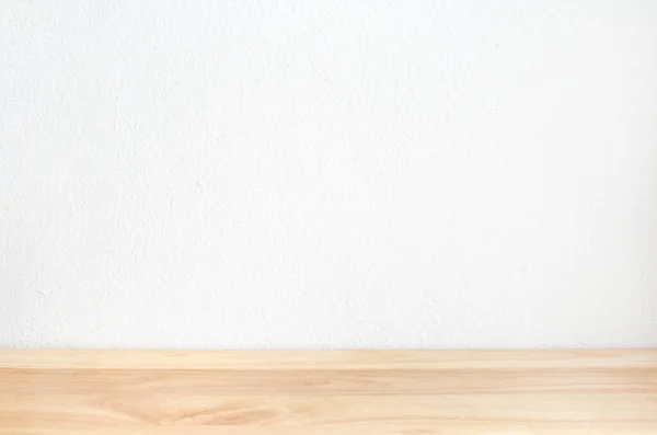 柔和的复古色调的空白白色室内和木制地板 — 图库照片