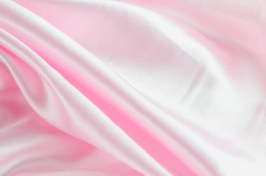 Soyut arkaplan - Pembe saten tekstil buruşuk