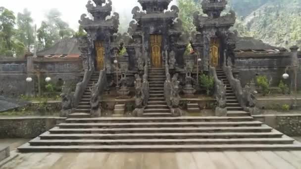 Quadrotor Filmi Bali Agung Dağı — Stok video