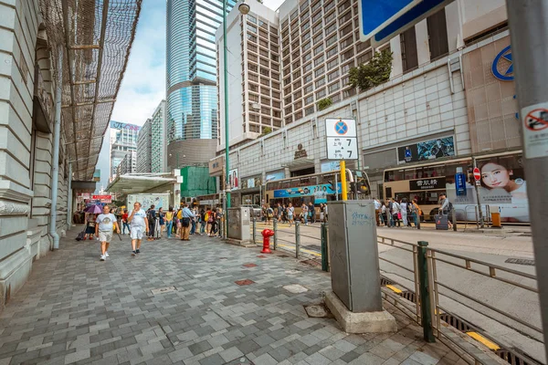 Street view of Hong Kong famous Nathan Road — Stock Photo, Image