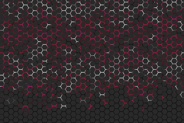 Фон Cyber Honeycomb — стоковое фото