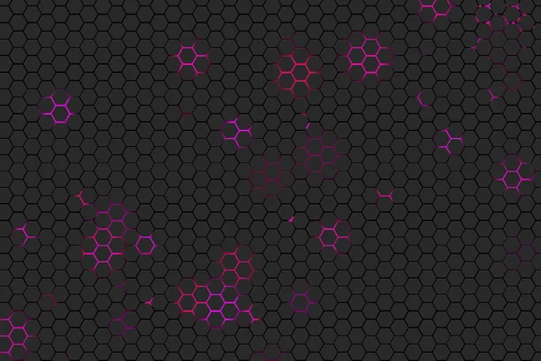 Cyber Honeycomb bakgrund — Stockfoto