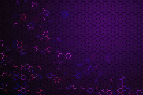 Cyber Honeycomb background — Stock Photo, Image