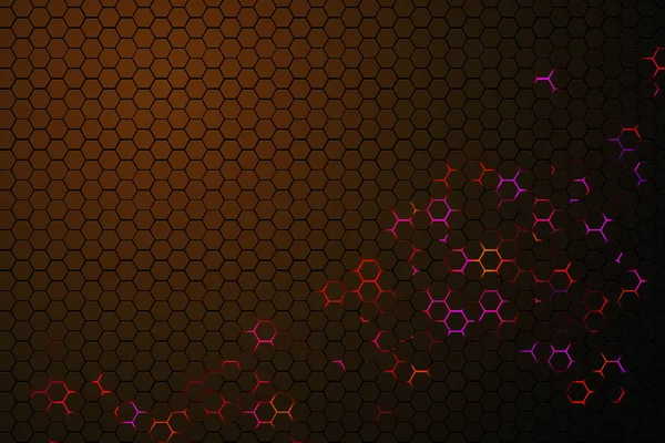 Cyber Honeycomb fundo — Fotografia de Stock