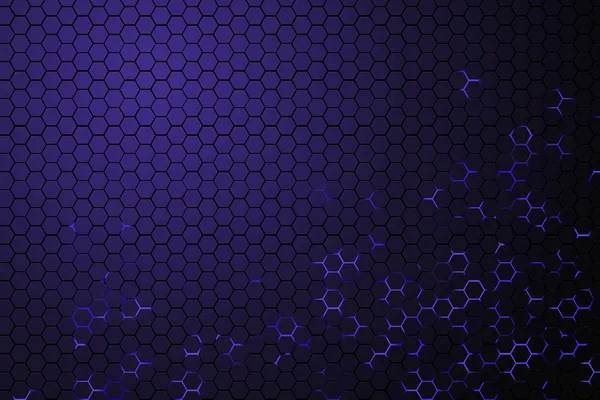 Cyber Honeycomb bakgrund — Stockfoto