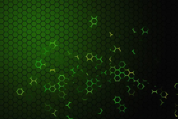 Cyber Honeycomb fundo — Fotografia de Stock