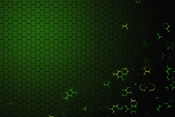 Cyber Honeycomb background — Stock Photo, Image