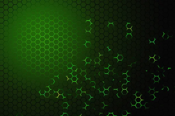 Cyber Honeycomb bakgrund — Stockfoto