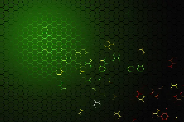 Cyber Honeycomb background — Stock Photo, Image