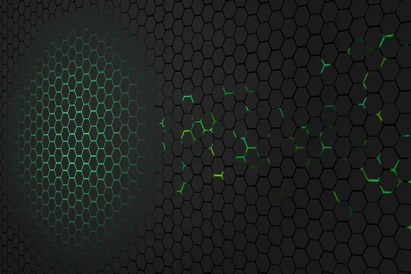 Cyber Honeycomb fundo — Fotografia de Stock