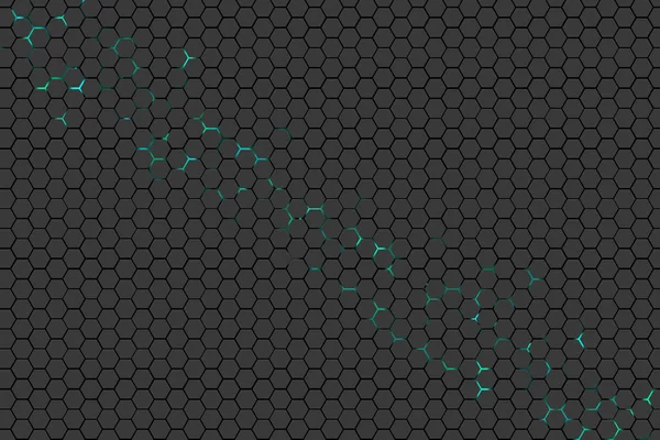 Cyber Honeycomb background — Stock Photo, Image
