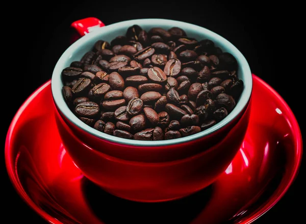 Roasted Coffee Bean Background — Stock Photo, Image