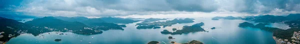 Vista aérea de la ciudad de Hong Kong — Foto de Stock