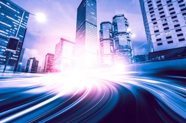 Soyut hareket açık renkli