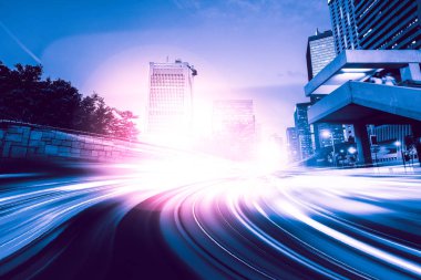 Soyut hareket açık renkli