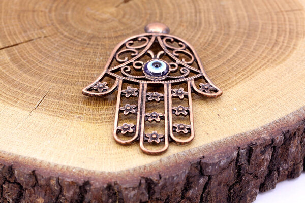 Hamsa Fatima Hand Lucky Charm copper magnet