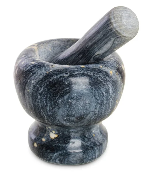 New granite mortar with pestle — Stock Photo, Image