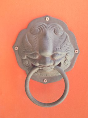 Çin vintage tarzı el kapıyı