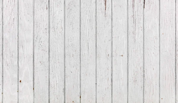 Pared de madera blanca, tablas. Antiguo fondo de madera rústica blanca, superficie de madera — Foto de Stock