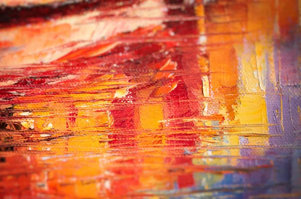 Abstrakta penseldrag. färgade abstraktion kort skärpedjup — Stockfoto