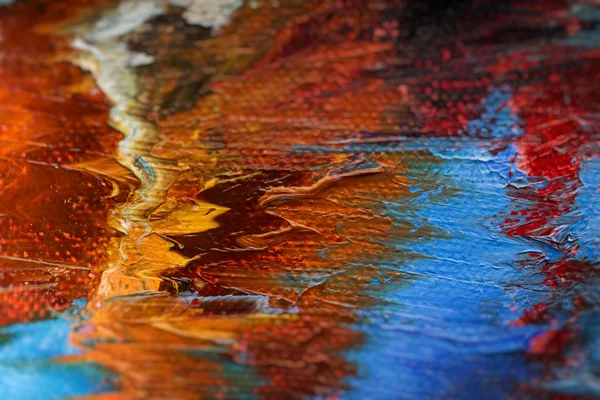 Abstrakta penseldrag. färgade abstraktion kort skärpedjup — Stockfoto