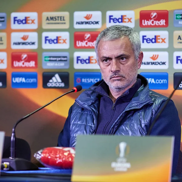 Jose Mourinho coach of FC Manchester United — Stock Photo, Image