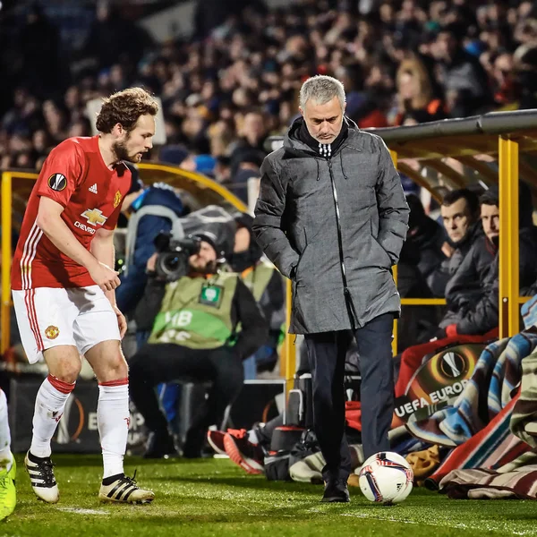 Trener Jose Mourinho Fc Manchester United — Zdjęcie stockowe