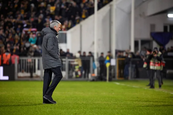 Jose Mourinho coach of FC Manchester United — Stock Photo, Image