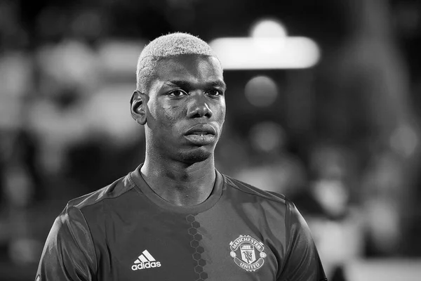 Пола Pogba перед матчем — стокове фото