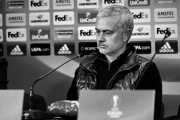 Jose Mourinho, coach of "Manchester United" — Stock Photo, Image