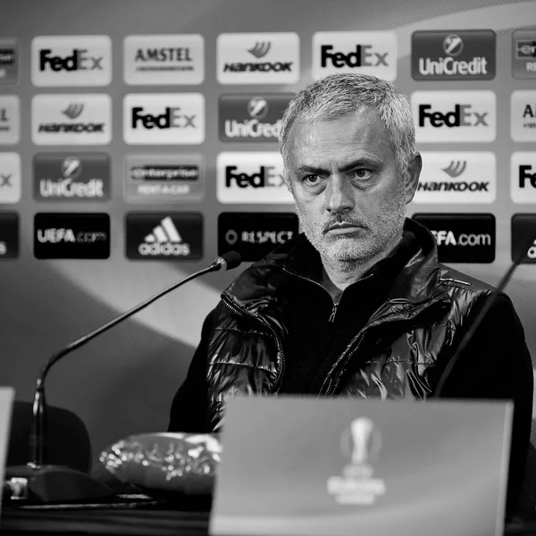 Jose Mourinho, coach of "Manchester United" — Stock Photo, Image