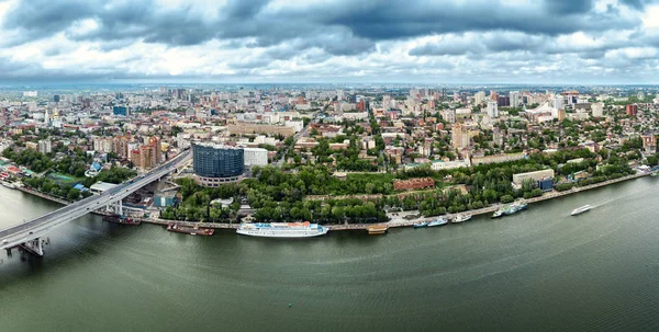 Rostov-sul-Don. Russia. vista aerea, Panorami della città — Foto Stock
