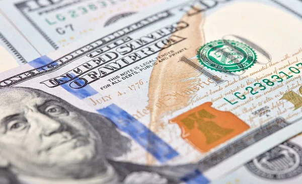 Dollari Primo piano Concetto. Dollari americani Denaro in contanti . — Foto Stock
