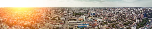 로스토프나도누입니다. 러시아. 공중 보기, 도시의 파노라마 — 스톡 사진