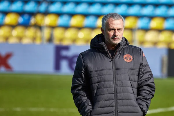 Jose Mourinho, coach of "Manchester United" — Stock Photo, Image